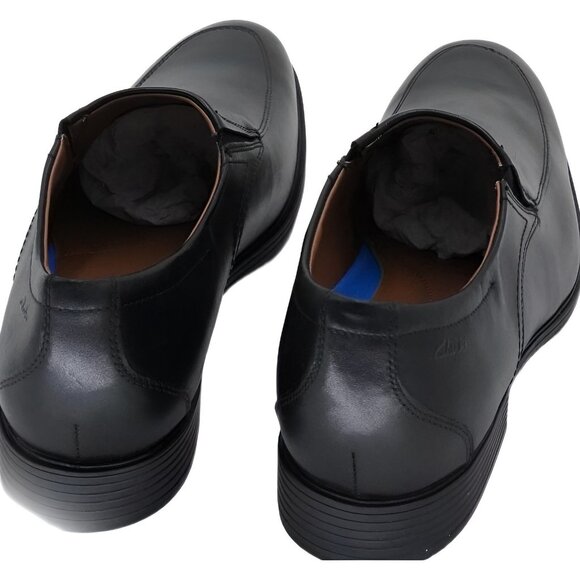 Clarks Men\'s Whiddon Step Slip-On Dress Loafers Black US 11.5W EU 45 main image 4